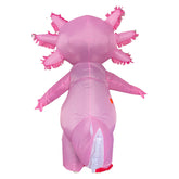 Salamander Pink Adult One Size Inflatable Clothes Jumpsuit Cosplay Costume Outfits Halloween Carnival Suit  